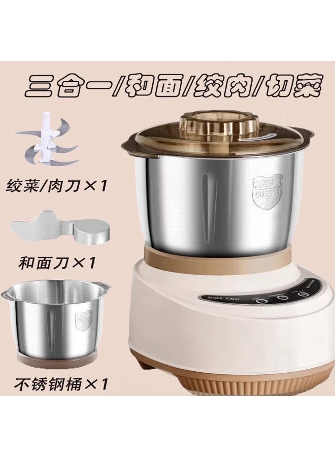 Dough mixer and food processor with a powerful 3000W motor, 7-liter capacity, 15 speeds, high-quality materials, German design, suitable for meat, vegetables, and everything else. - Image 3